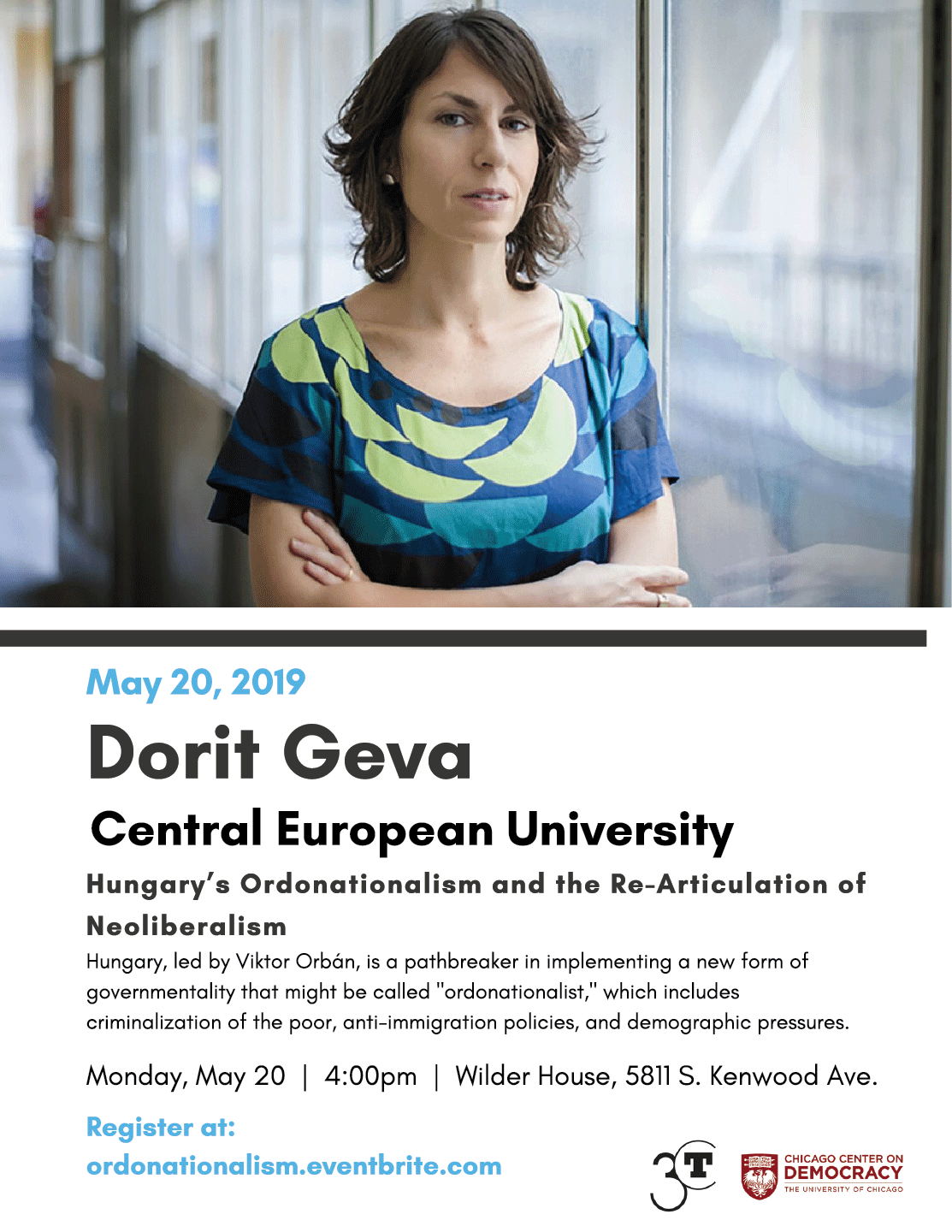 Dorit Geva event poster