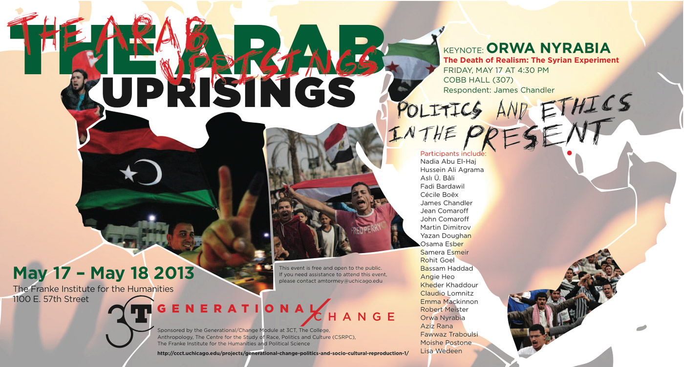 2013 Arab Uprisings coference poster