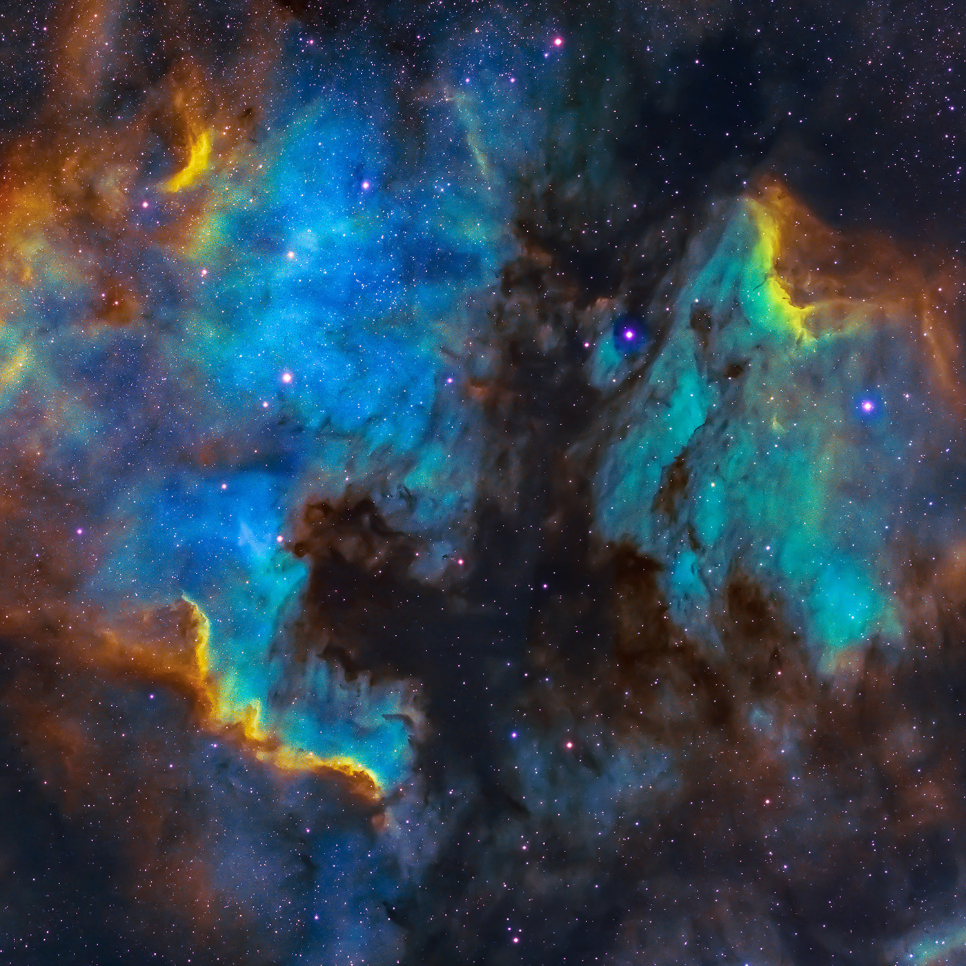 multicolored image of outer space