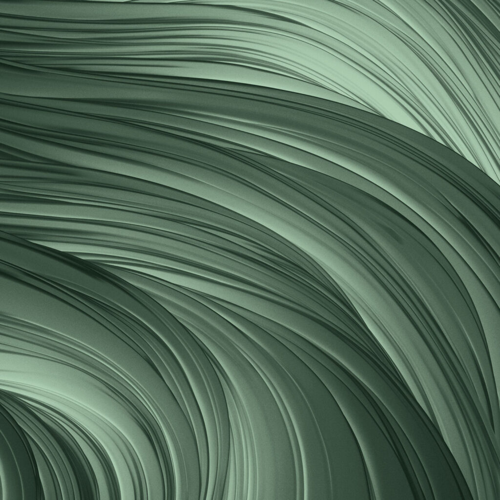 pale green and black wavy lines
